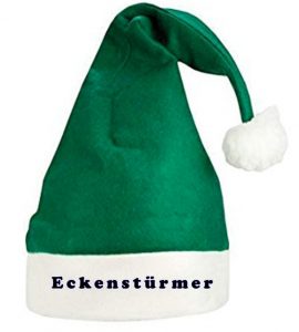 Eckenstürmer Weihnachtsmütze in Grün