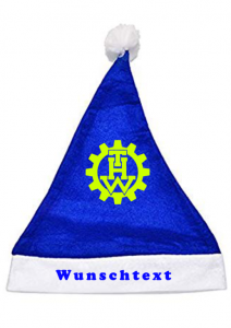 THW Weihnachtsmütze in Blau