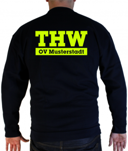 Pullover THW simple mit Ortsverband