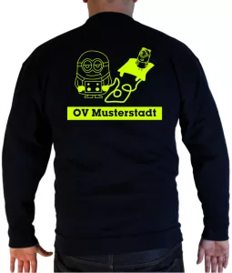 Pullover Hebekissen Minion mit Ortsverband