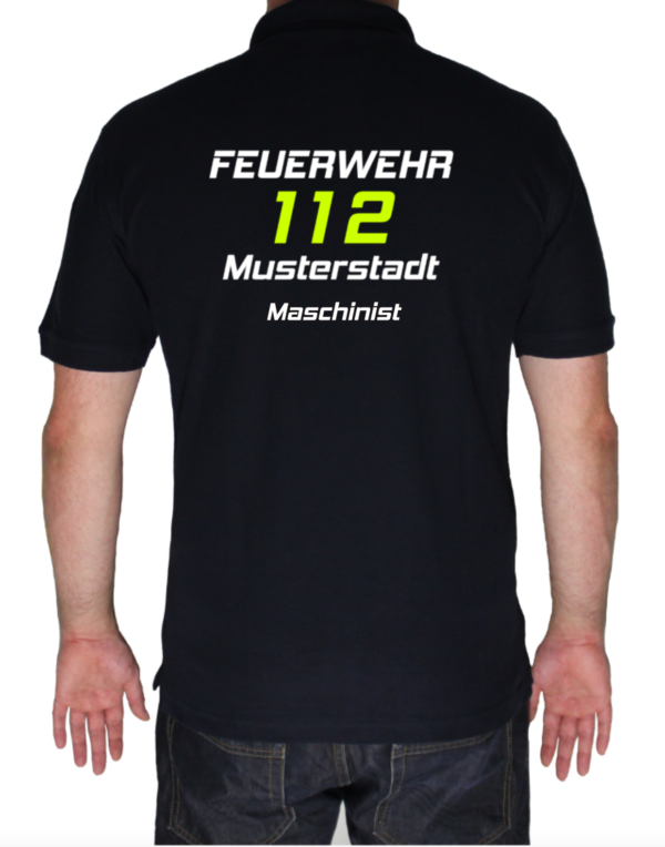 Poloshirt Feuerwehr Design 112