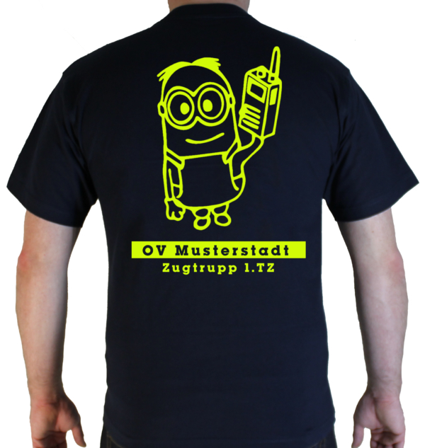 T-Shirt THW Minion Zugtrupp mit Ortsverband