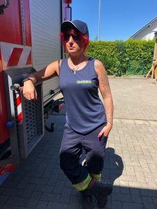 Tanktop - Feuerwehr mit Name vorne