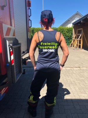 Tanktop Freiwillige Feuerwehr mit Ortsname