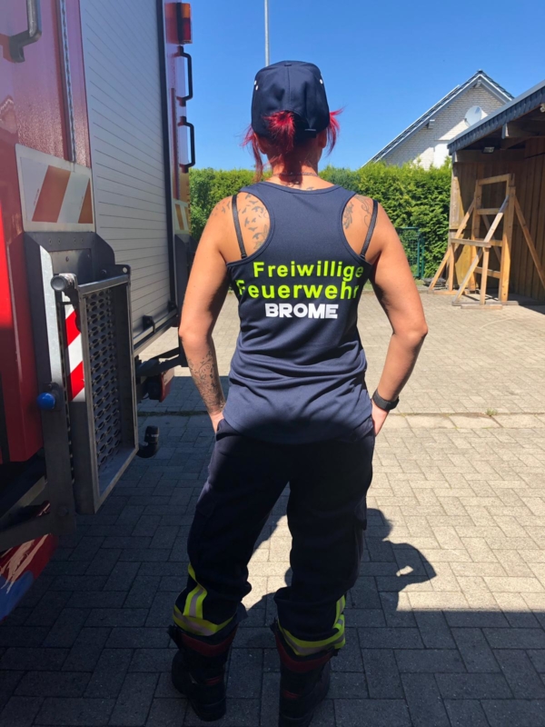 Tanktop Freiwillige Feuerwehr mit Ortsname