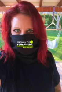 Morf Navy mit Feuerwehr und Ortswehr mit Flamme zweifarbig