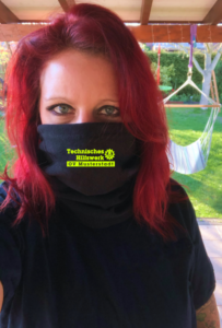 Morf THW neongelb mit Ortsverband