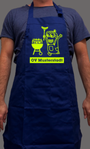 Grillschürze THW Minion mit Ortsverband