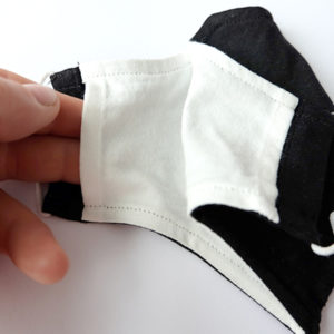 Gesichtsmaske schwarz - Feuerwehr THW Rettungsdienst