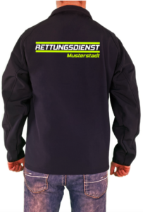 Softshell Rettungsdienst zweifarbig