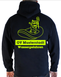 Kapuzenpullover Minion mit Schlauchboot