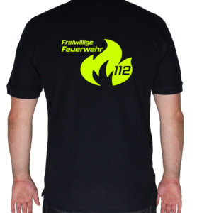 Poloshirt Flamme Groß mit FFW