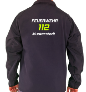 Softshelljacke Feuerwehr Design 112