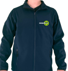 Softshelljacke Feuerwehr Zeichen setzen vorn