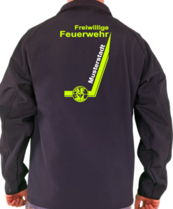 Softshelljacke Freiwillige Feuerwehr mit Signet und Ortsname