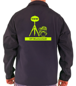 Softshelljacke THW Powermoon minion