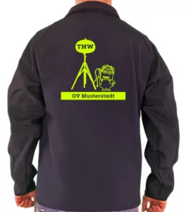 Softshelljacke THW Powermoon minion