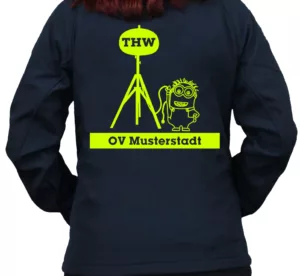 Softshelljacke THW Minion mit Powermoon