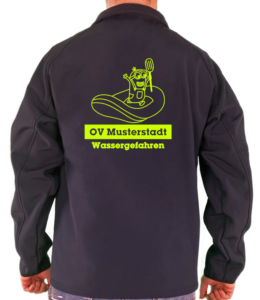 Softshelljacke THW Schlauchbootminion