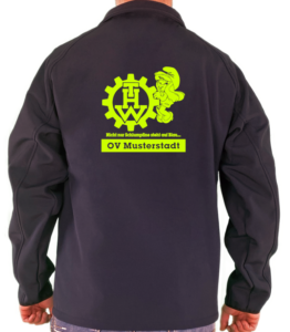 Softshelljacke THW Schlumpfine