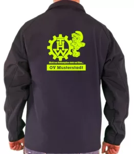 Softshelljacke THW Schlumpfine