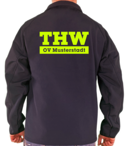 Softshelljacke THW simple mit OV