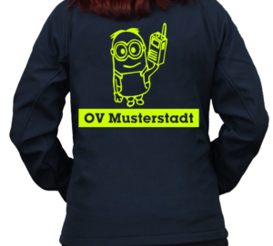 Softshelljacke THW Zugtrupp Minion