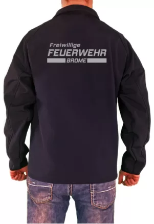 Softshelljacke brome hinten