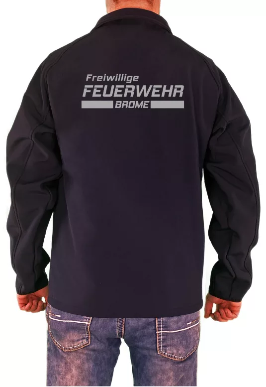 Softshelljacke brome hinten