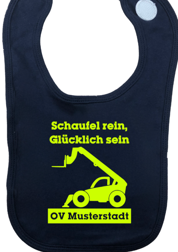 Baby Lätzchen Schaufel rein (Telelader)