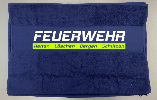 Feuerwehr Badetuch 70 x 140 cm – Bild 6