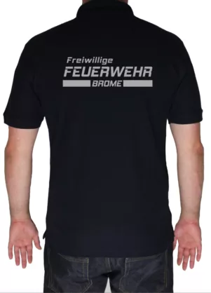 Poloshirt brome hinten